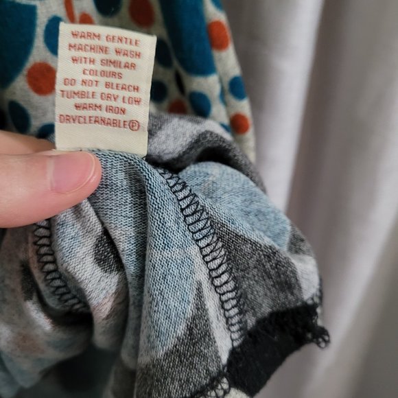 Aryeh - Anthropologie - Mod Colored Dots and Stripes Tunic/Minidress - Size S - Picture 8 of 9